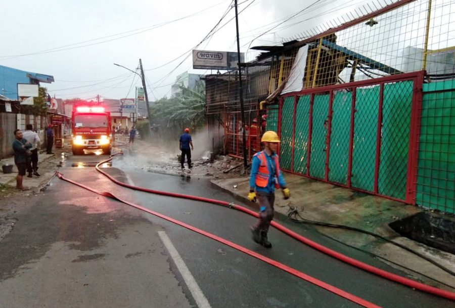 Klenteng di Karawaci Ludes Terbakar Akibat Lilin Sembahyang yang Jatuh