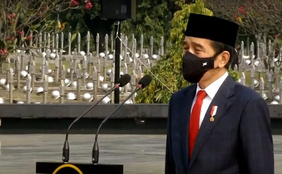 Peringati Hari Pahlawan, Presiden Jokowi Pimpin Upacara Ziarah Nasional di TMP Kalibata