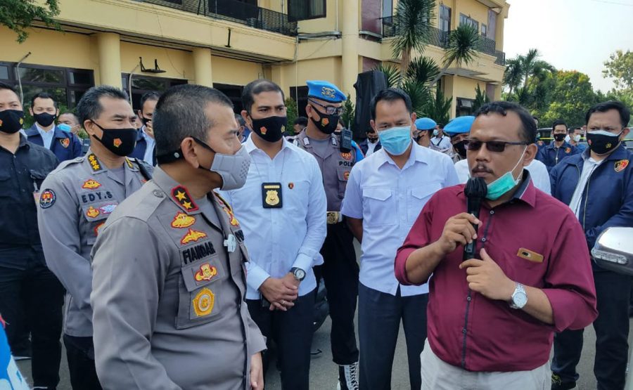 Kapolda Banten Serahkan Kendaraan Hasil Pengungkapan Kasus Curanmor Kepada Pemiliknya