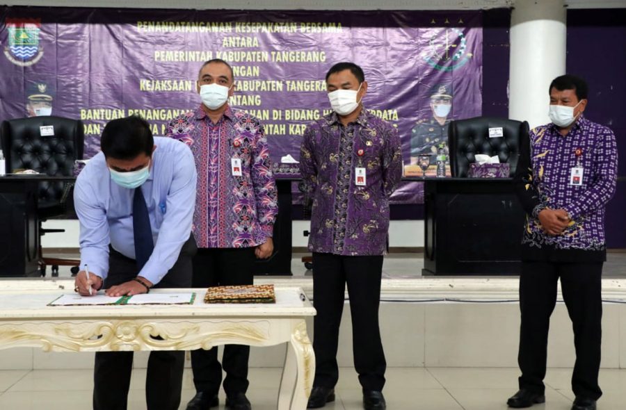 Bupati Tangerang dan Kejari Kerjasama Penanganan Permasalahan Bidang Hukum Perdata dan TUN