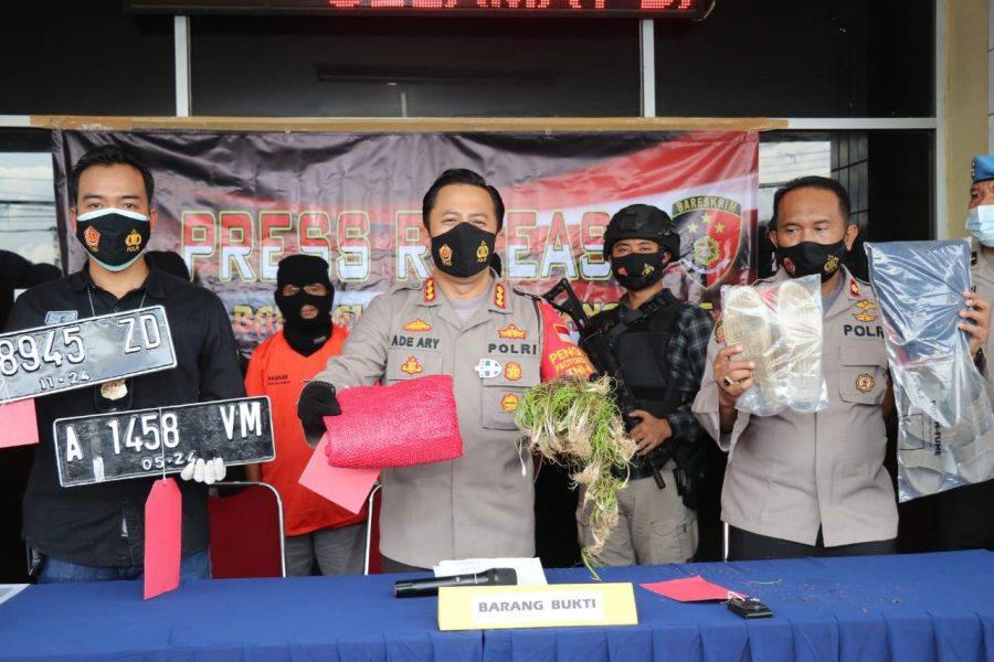 Polresta Tangerang Meringkus Sindikat Penipuan Pembelian Tanaman Palawija