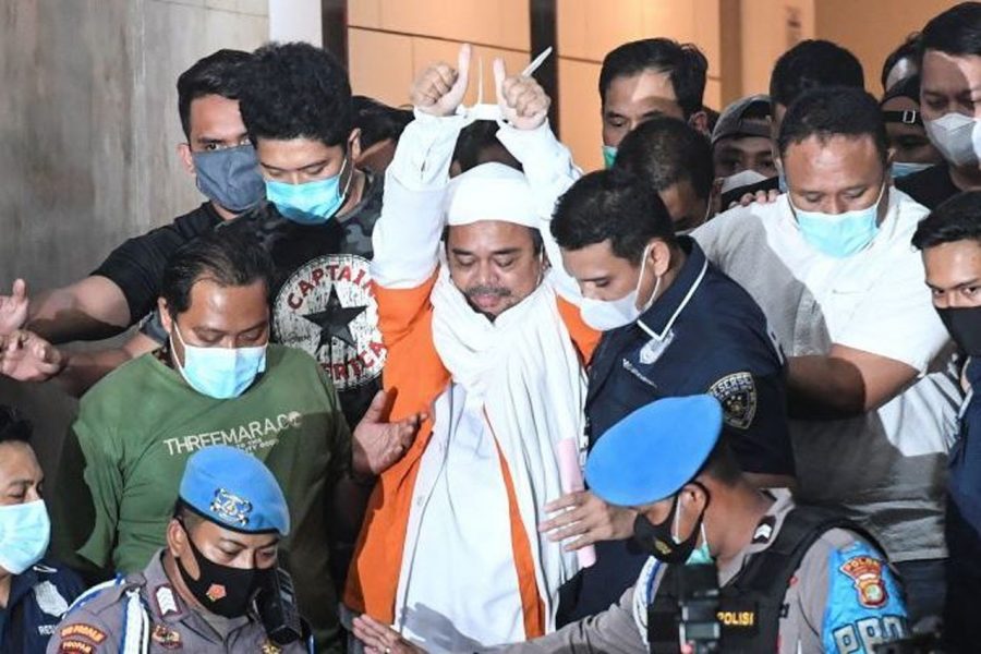 Habib Rizieq Resmi Ditahan Polda Metro Jaya Terkait Kasus Penghasutan dan Kerumunan