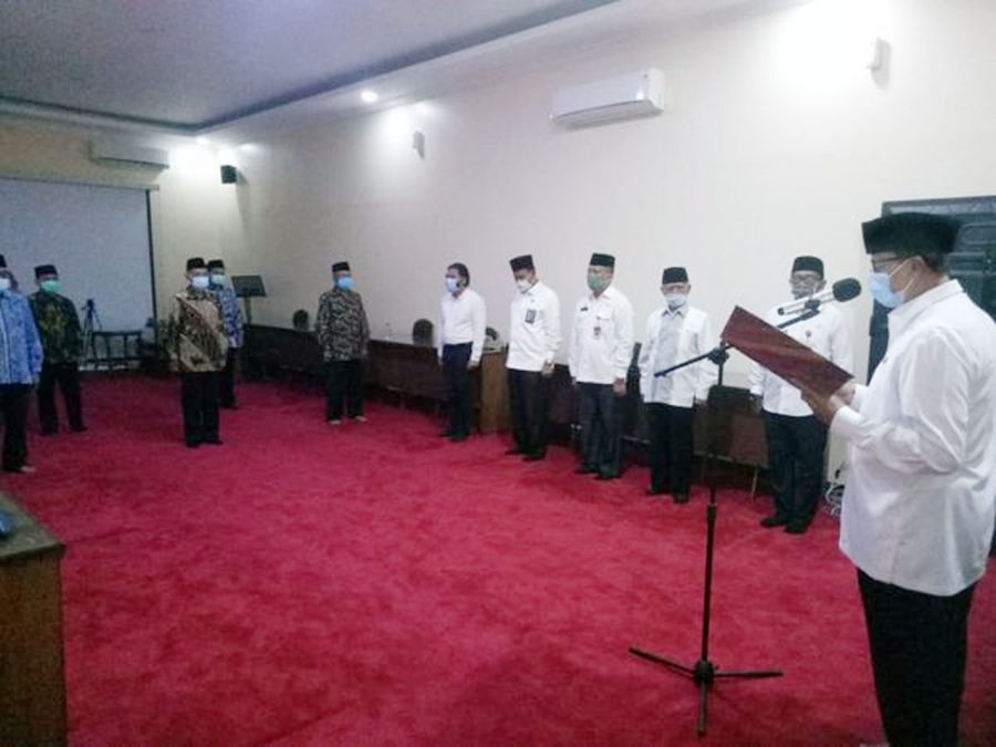 Wahidin Halim Lantik Pengurus Baznas Provinsi Banten 2020-2025