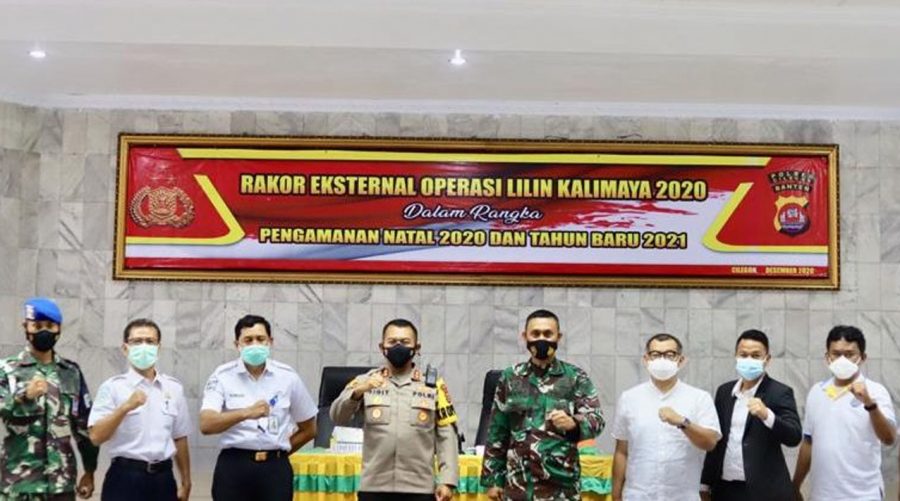 Jelang Libur Nataru, Polres Cilegon Lakukan Rakor Eksternal Ops Lilin