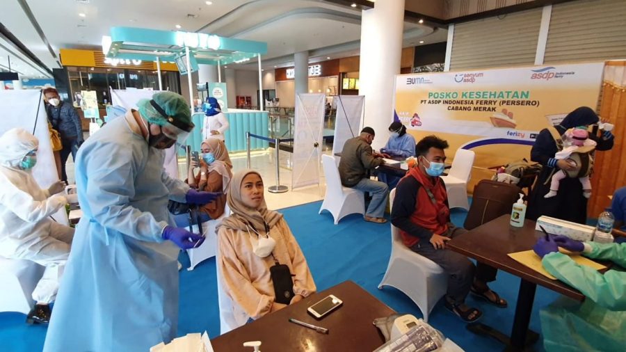 Calon Penumpang Kapal di Pelabuhan Merak Harus Rapid Test Antigen