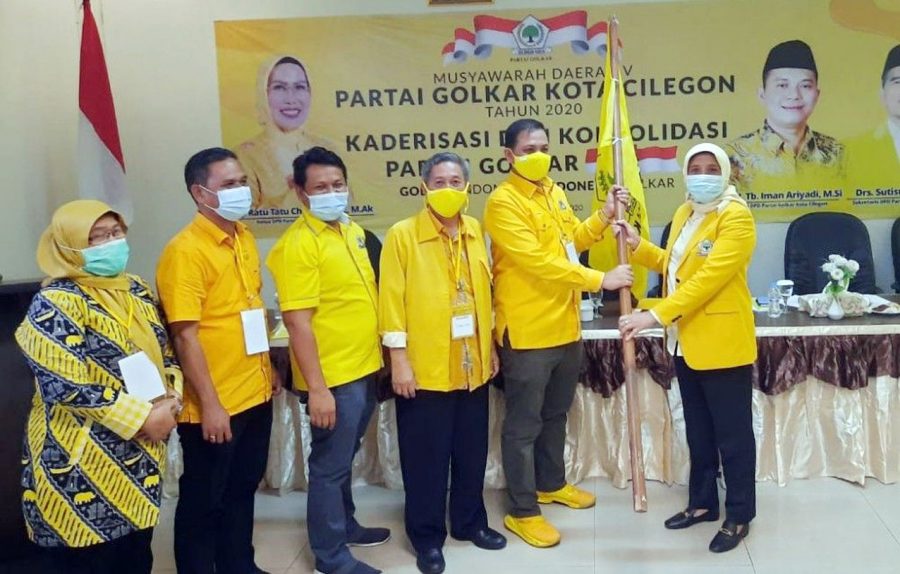 Ratu Ati Terpilih Secara Aklamasi Pimpin DPD Golkar Kota Cilegon