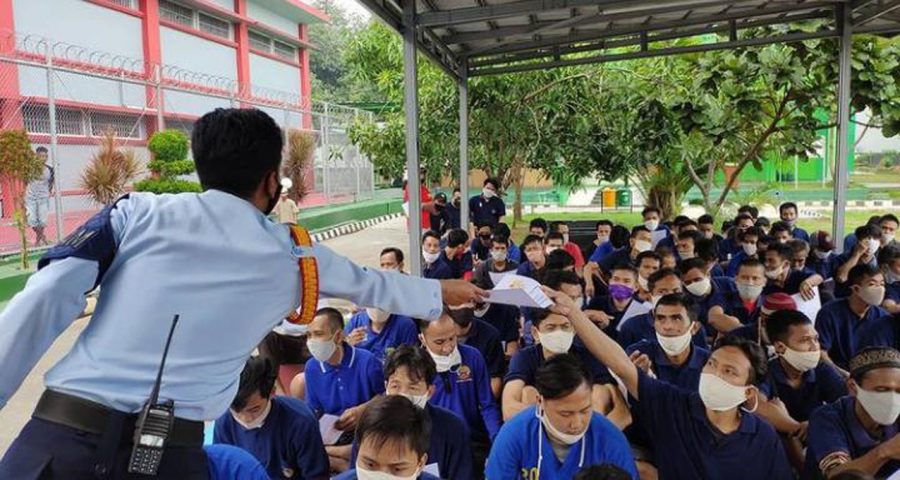 Puluhan Warga Binaan Rutan Kelas I Tangerang Dapat Remisi Natal