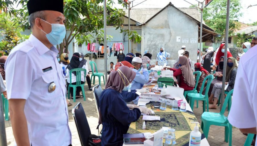 Pasca Haul di Pondok Pesantren Al-Istiqlaliyyah, Masyarakat Sekitar Jalani Rapid Test