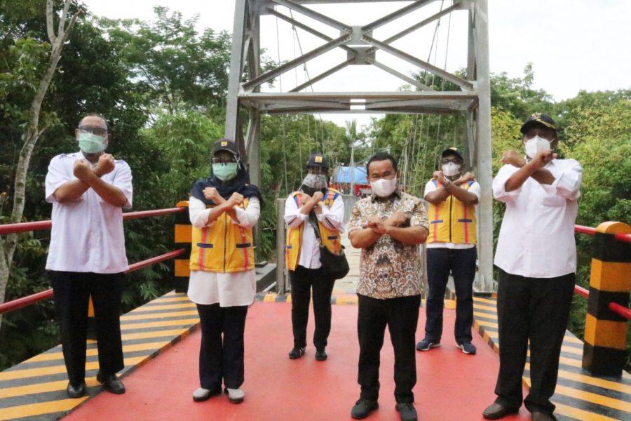 Pemkab Serang Resmikan Jembatan Gantung Mekar Baru Senilai Rp2,6 Miliar