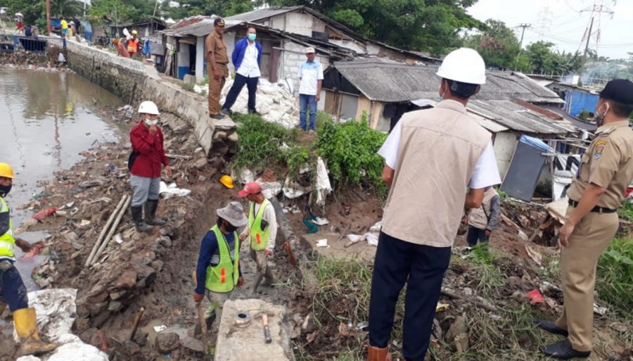 Pemkab Tangerang Bangun Turab Atasi Jebolnya Tanggul Irigasi Sepatan
