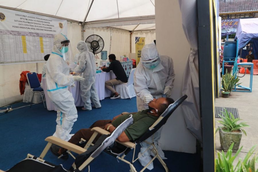 Pemkot Serang Lakukan Rapid Tes Antigen di Terminal Pakupatan