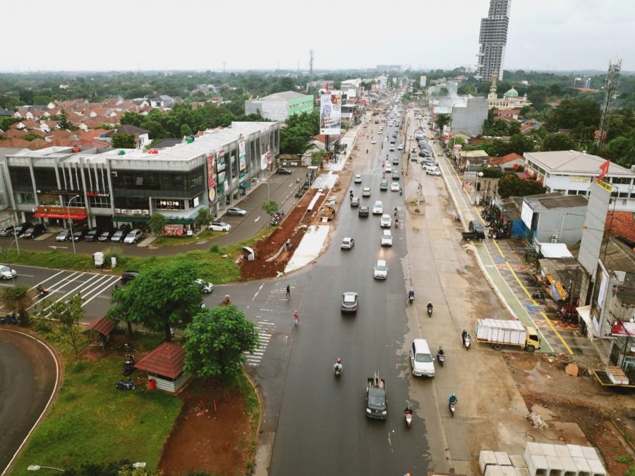 Pemkot Tangsel Lakukan Pelebaran dan Perbaikan Jalan Dalam Meningkatkan Infrastuktur