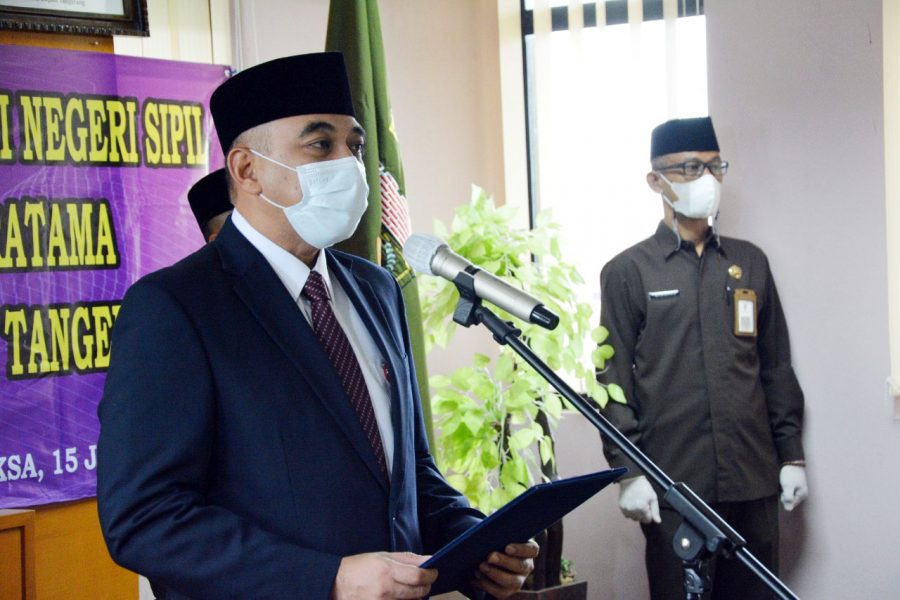 Bupati Zaki Melantik 2 Pejabat Pimpinan Tinggi Pratama