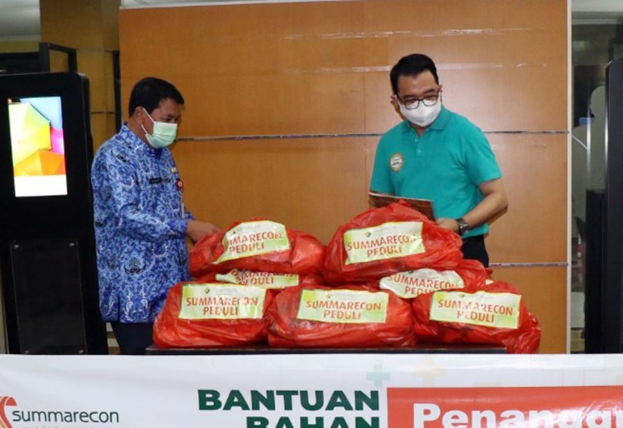 Pemkab Tangerang Terima 1.000 Paket Sembako Bantuan dari CSR Summarecon Peduli