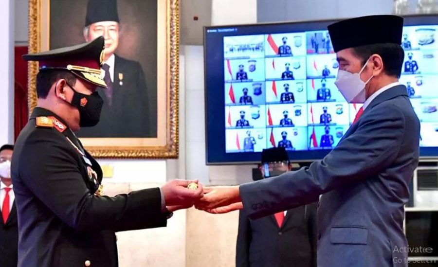 Presiden Jokowi Lantik Listyo Sigit Prabowo sebagai Kapolri