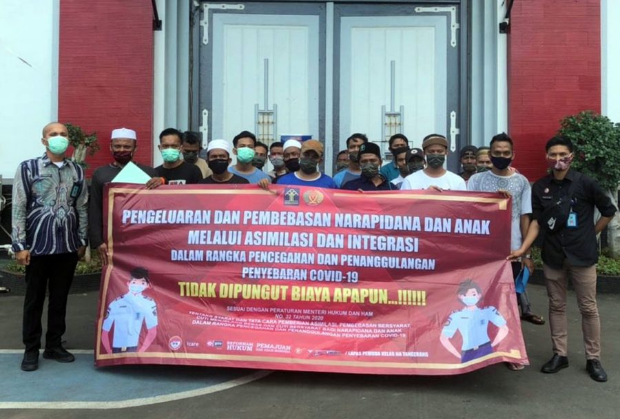 Lapas Pemuda Kelas IIA Tangerang Asimilasi Covid-19 untuk 22 Narapidana