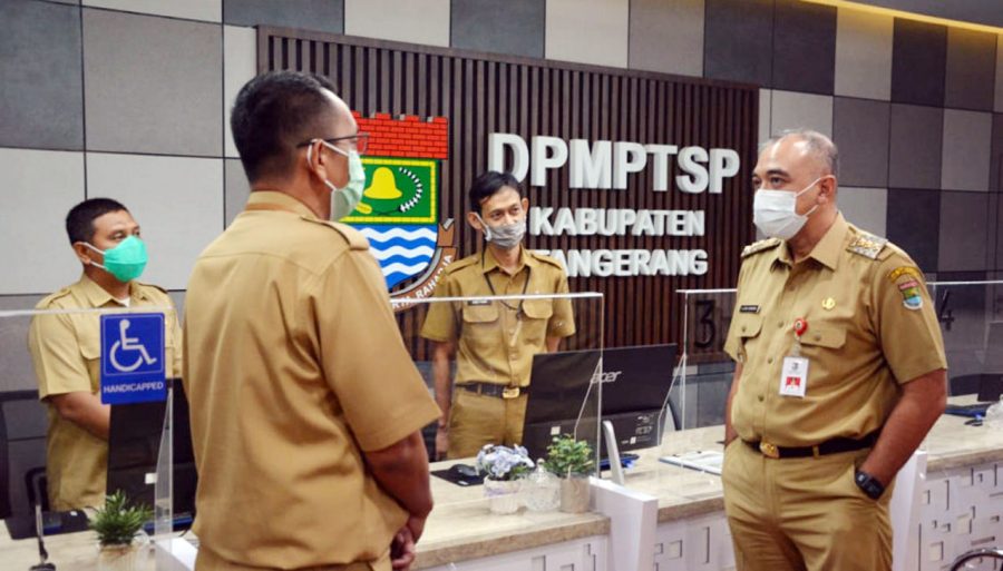 Bupati Tangerang Sidak Kantor Pelayanan dan Fasilitas Kesehatan COVID-19