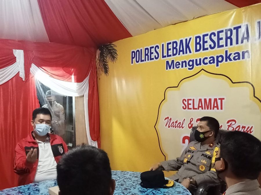 Wakapolda Banten Cek Pos Pelayanan Malam Pergantian Tahun di Wilayah Lebak