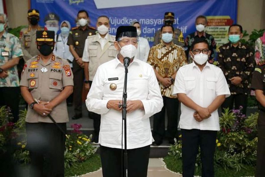 Gubernur Banten Hadiri Vaksinasi 5 Kepala Daerah di Pendopo Bupati Tangerang