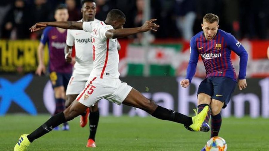 Barcelona Tumbang melawan Sevilla 0-2