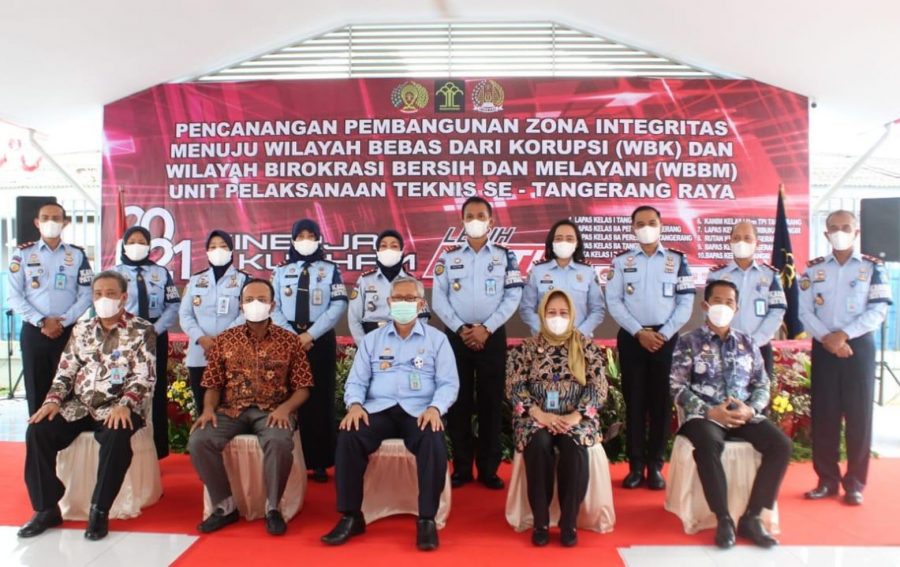 Rutan Kelas I Tangerang Deklarasi Janji Kinerja dan Pencanangan Zona Integritas Menuju WBK WBBM