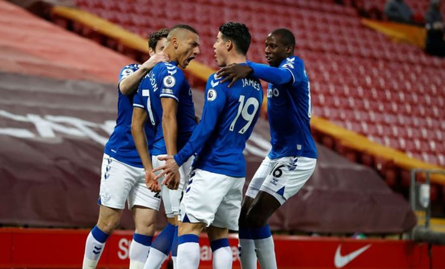 The Reds Tumbang Dihajar Everton dengan Skor 0-2