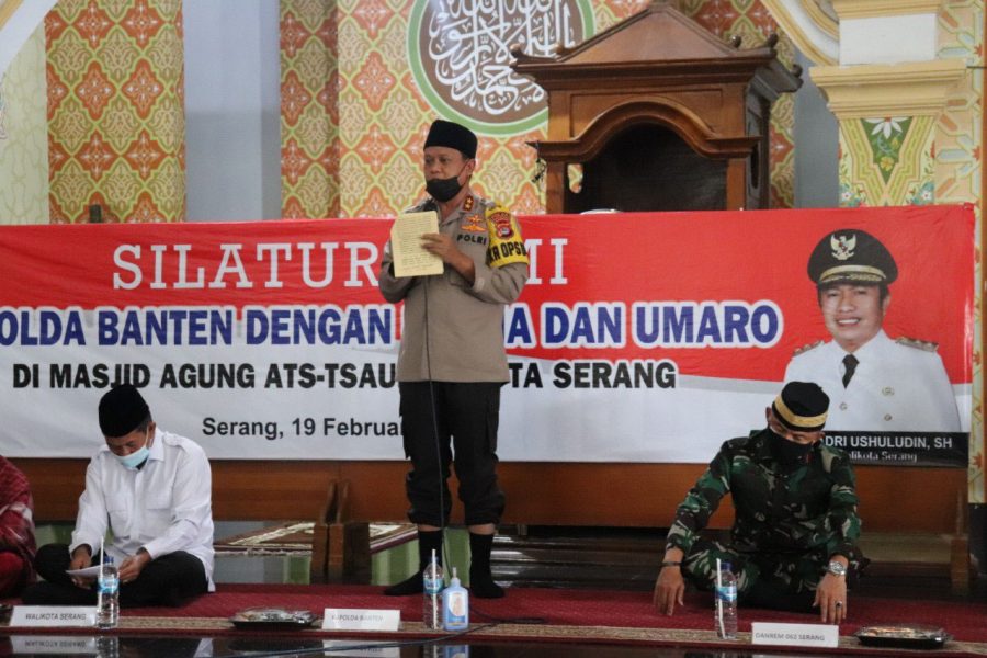 Kapolda Banten Beserta Jajaran akan Silaturahmi Dengan Ribuan Ulama Desa