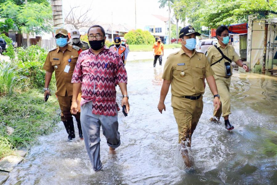 Pemkot Maksimalkan Mesin Pompa Untuk Penanganan Banjir di Kecamatan Periuk