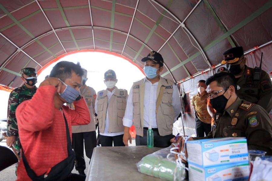 Pemkot Tangerang Bersama TNI-Polri lakukan Check Point