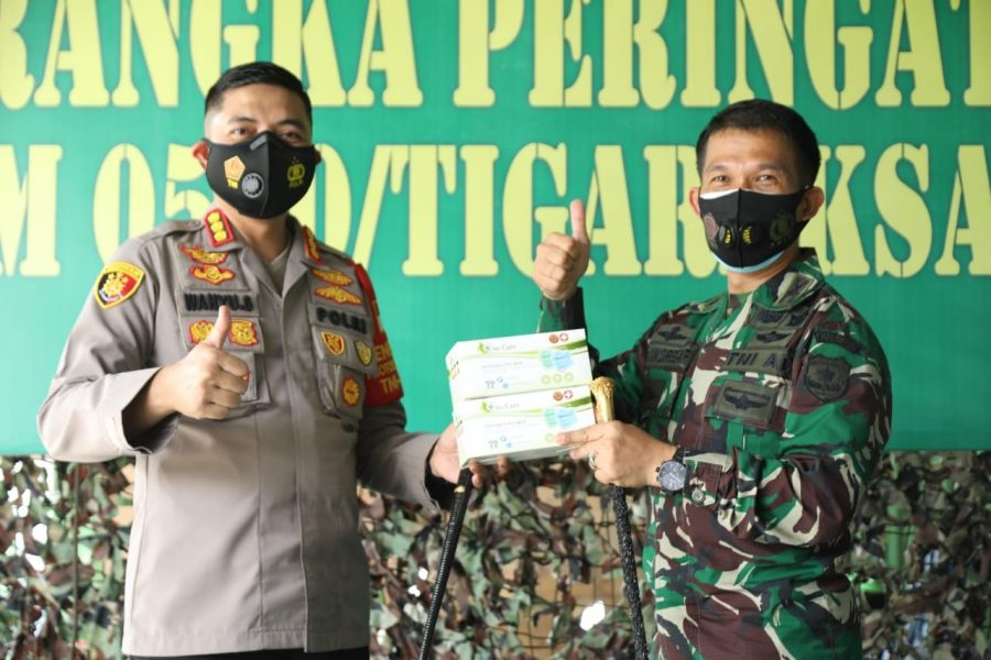 Tingkatkan Sinergisitas, Kapolresta Tangerang Hadiri Hut ke-3 Kodim 0510 Tigaraksa