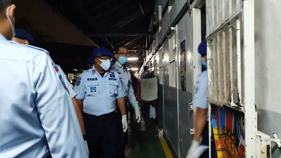 Tingkatkan Keamanan dan Pengawasan: Lapas Pemuda Kelas IIA Tangerang Gelar Sidak Gabungan