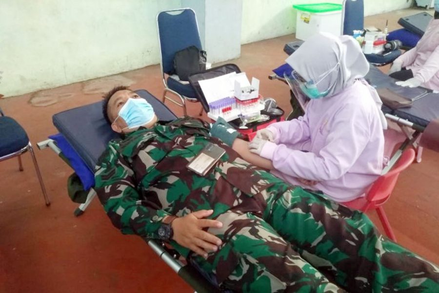 PMI Banten Bersama TNI-Polri Gelar Donor Plasma Konvalesen