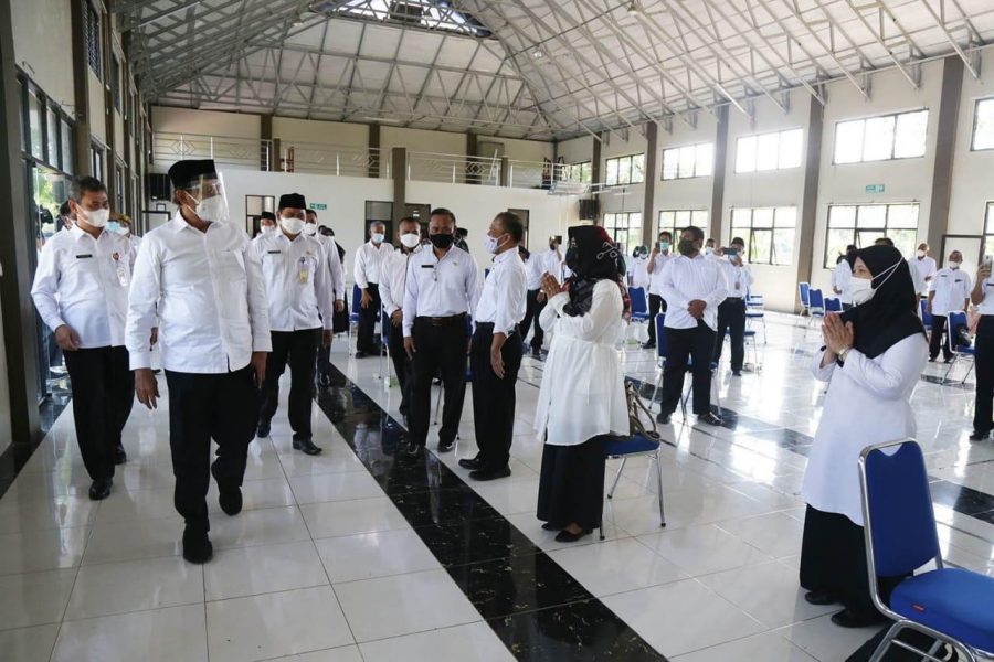 Gubernur Banten Ajak Kepala Sekolah dan Para Guru Disiplin Protokol Kesehatan