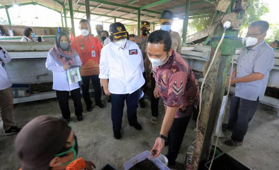 Menteri LHK Kunjungi Program Kampung Iklim TPST Benua Hijau Kota Tangerang