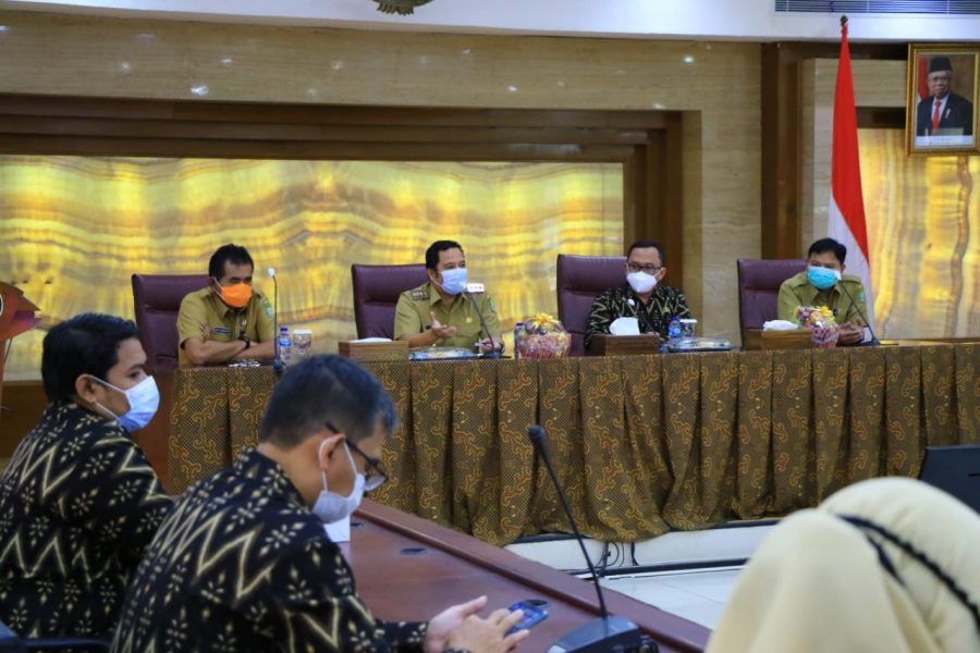 Walikota Arief Terima Tim Penilai Lomba Sekolah Sehat Tingkat Provinsi Banten