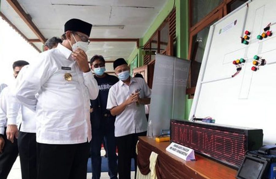 Gubernur Banten Lakukan Simulasi dan Evaluasi Kesiapan Sekolah Tatap Muka