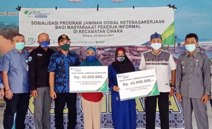 BPJAMSOSTEK Beri Santunan Kematian Dua Petani di Cihara Lebak