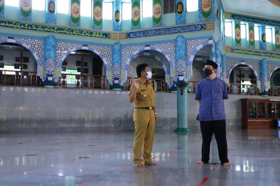 Masjid Raya Al-Azhom Batasi Kapasitas Shalat Tarawih untuk 1000 Jamaah