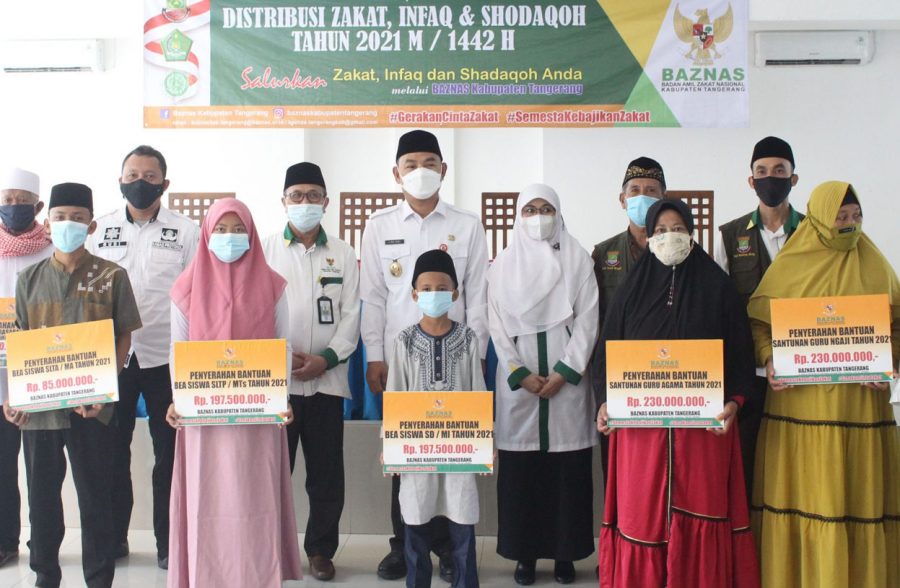 Pemkab Tangerang Tangerang Distribusikan Zakat, Infak dan Shadaqah Kepada Masyarakat