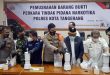 Polresta Tangerang Musnahkan 4,2 Kilogram Sabu Barang Bukti Hasil Tangkapan