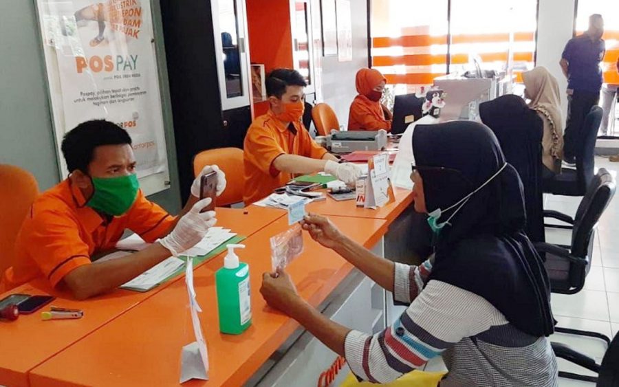 Kantor Pos Rangkasbitung Lebak Kembali Distribusikan BST Rp.81 Miliar