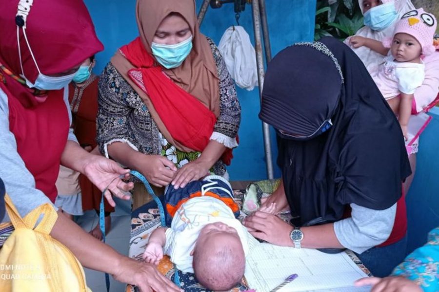 Relawan Posyandu di Kabupaten Lebak Lakukan Pencegahan Stunting