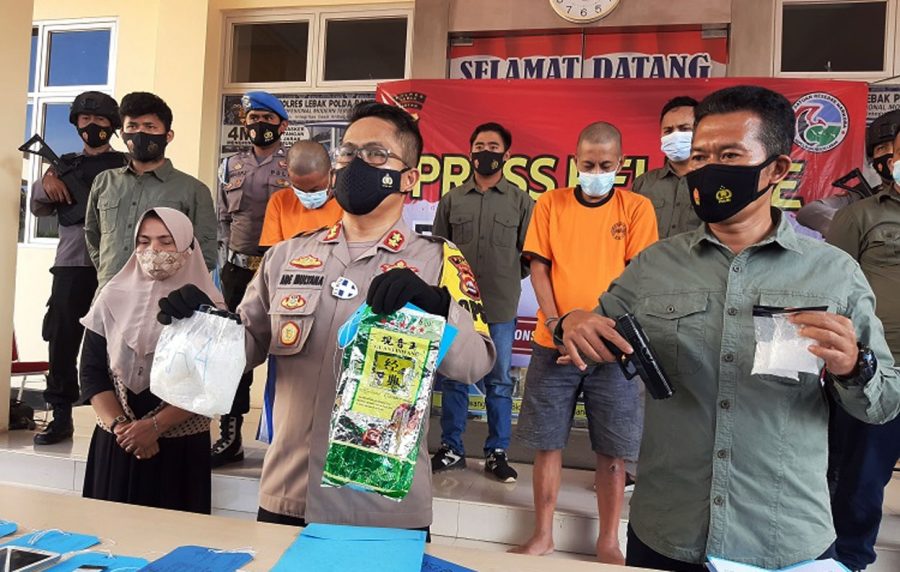 Polres Lebak Meringkus Dua Bandar Beserta 1,152 Kilogram Sabu