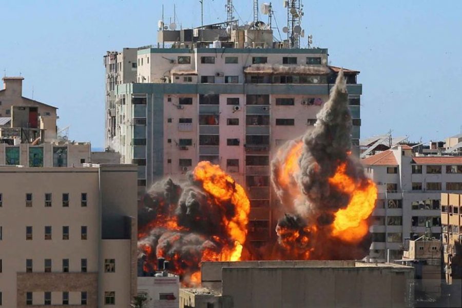 Militer Israel Bombardir Menara Gaza Kantor Berita AP dan Al Jazeera