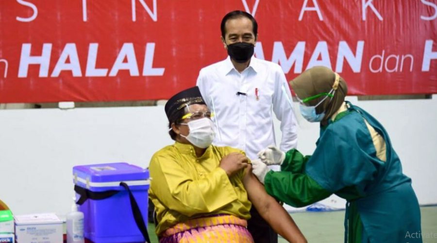 14.815.666 Jiwa Penduduk Indonesia Telah Menjalani Vaksinasi Dosis Pertama