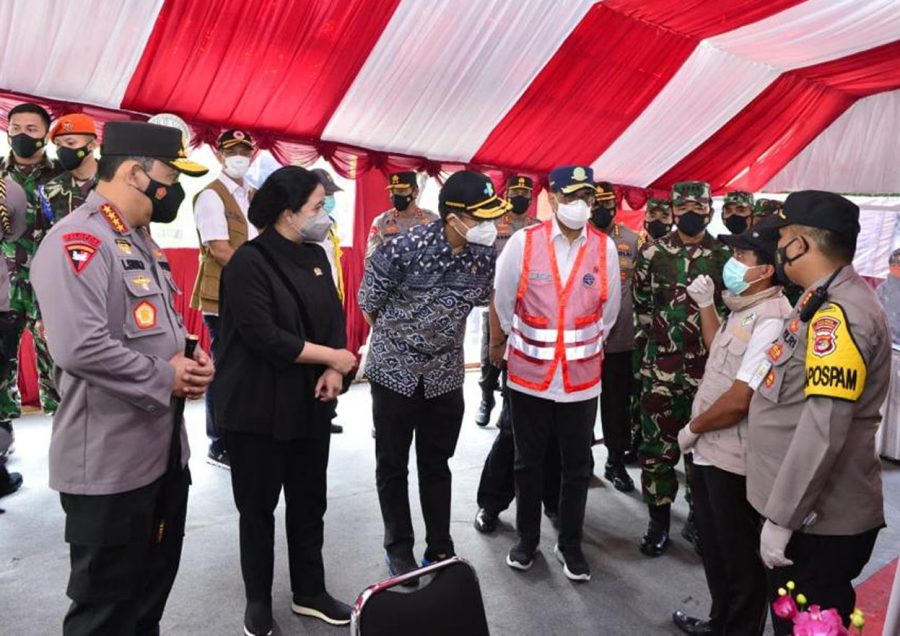 Kapolri Tinjau Penyekatan Mudik dan Libur Wisata di Pelabuhan Merak Banten