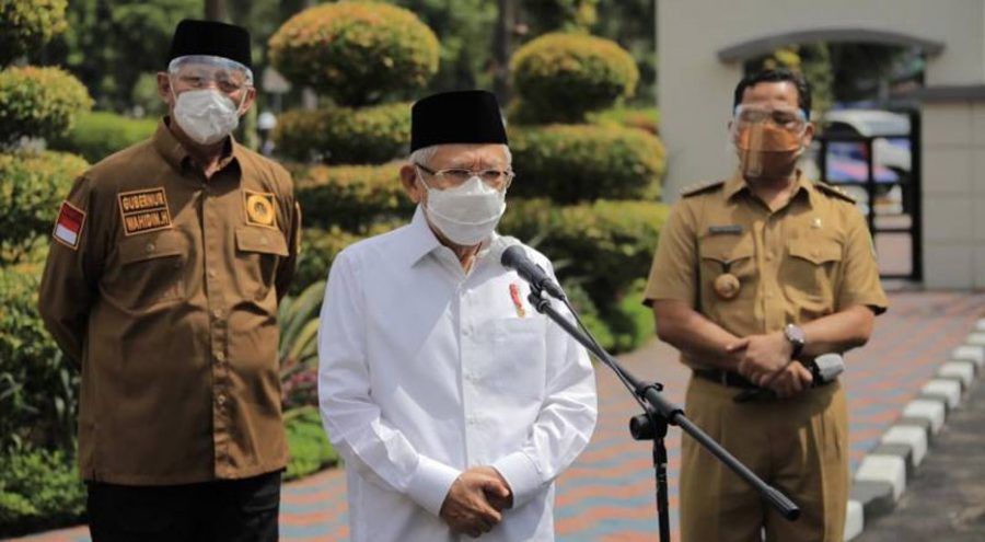 Wakil Presiden RI Tinjau Langsung Pelaksanaan Vaksinasi Massal di Kota Tangerang