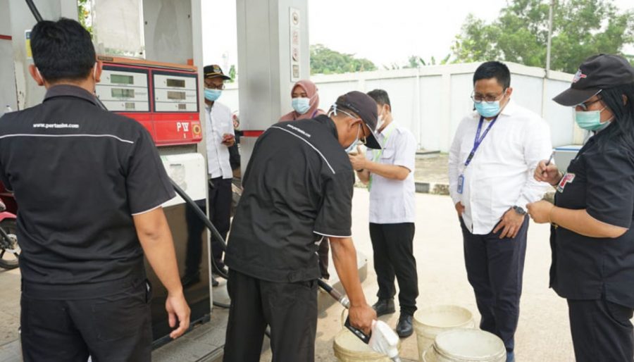 Akibat Tersambar Petir, SPBU Bojong Cikupa Mengajukan Permohonan Tera Ulang