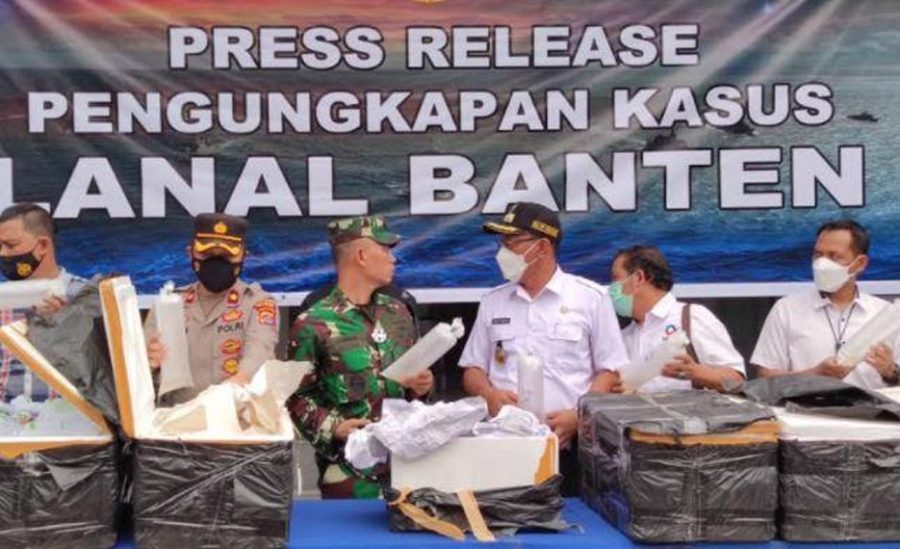 Penyelundupan Benih Lobster Senilai Rp7,8 Miliar Digagalkan Pasukan Lanal Banten