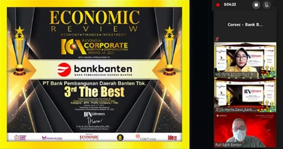 Bank Banten Raih ICC Award 2021 Kategori BPD - Public Company (Tbk)